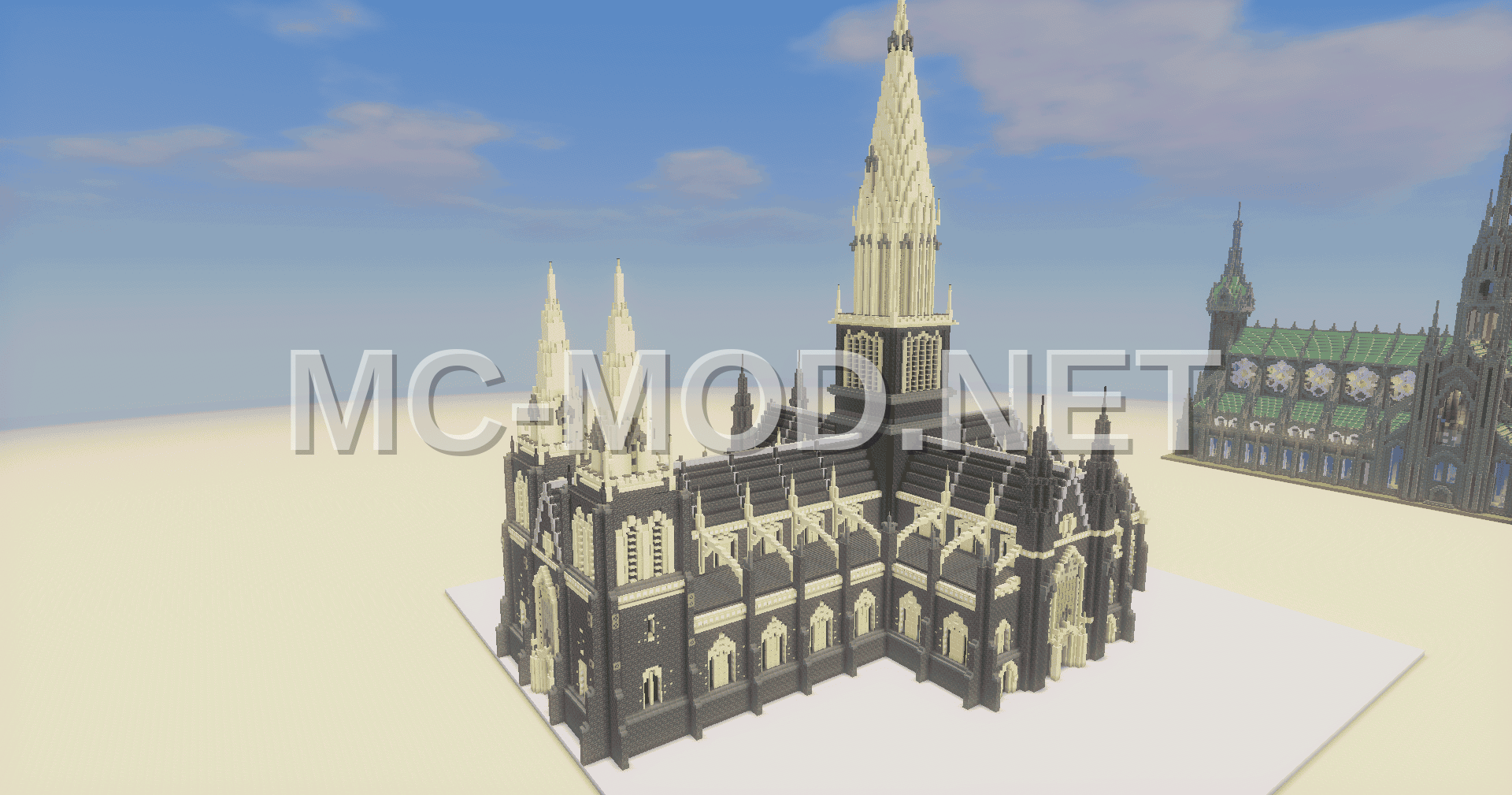 Gothic Medieval Cathedral Structure