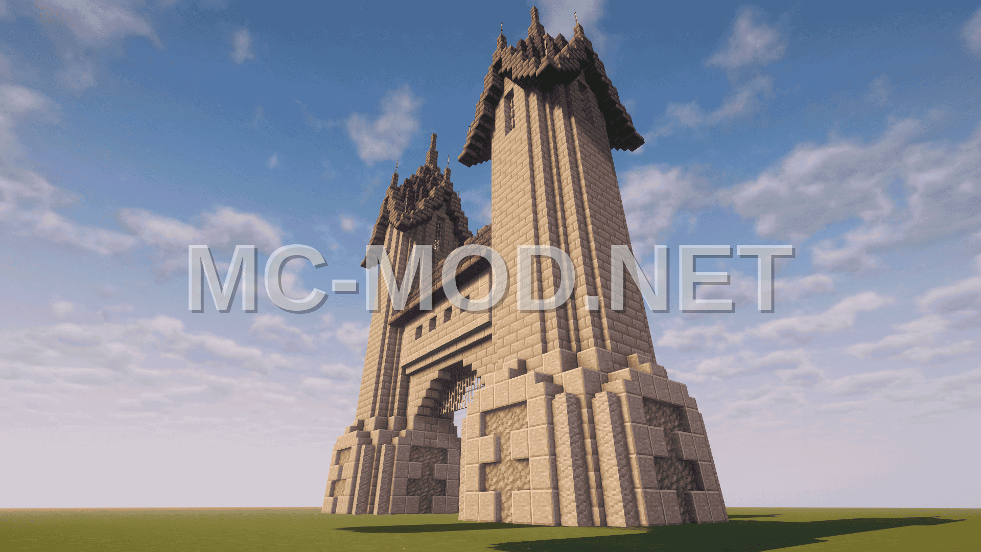 Gothic Medieval Gate Structure