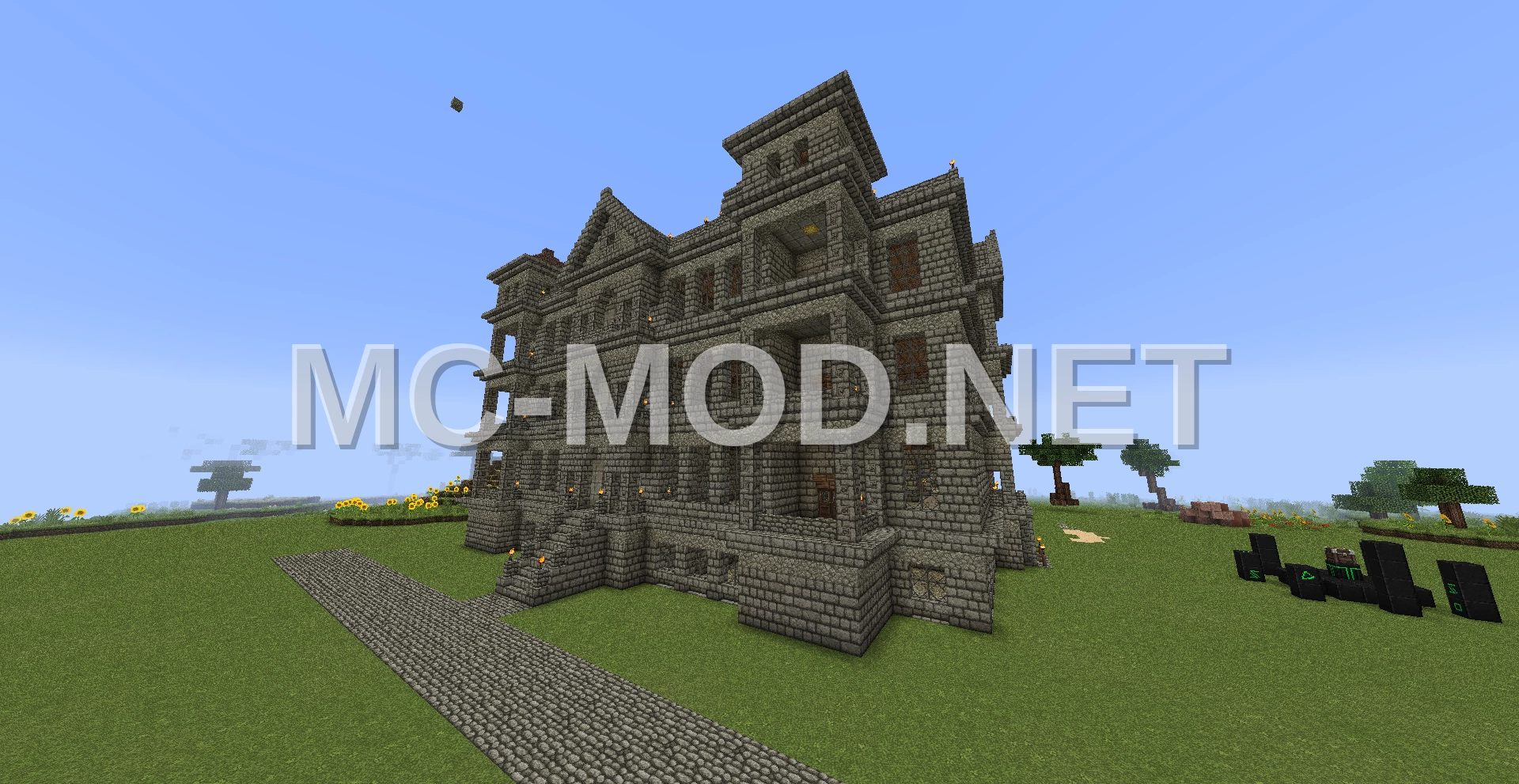 Government Building – Stone Bricks & Dirt