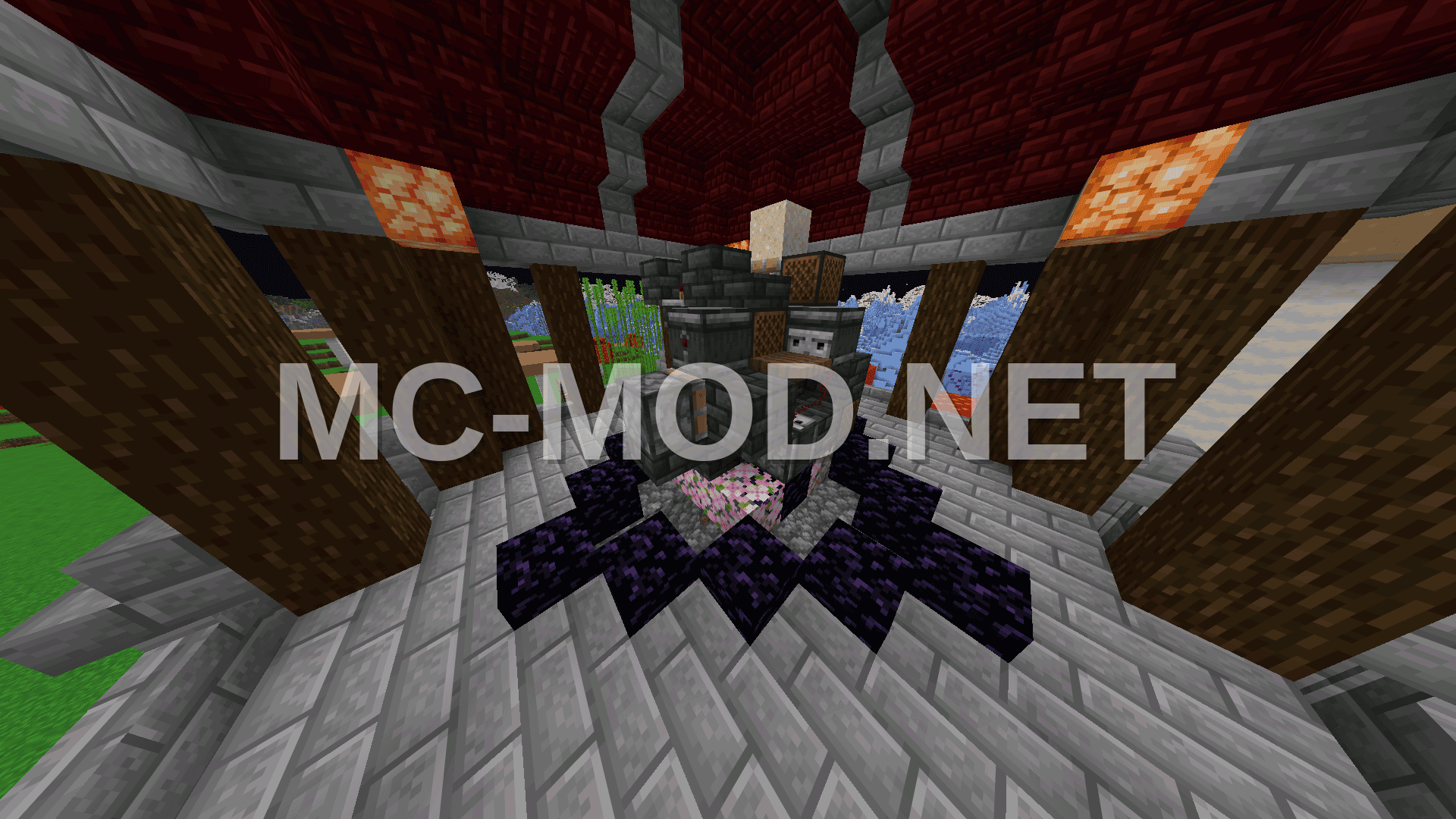 Decorated Cobblestone Farm
