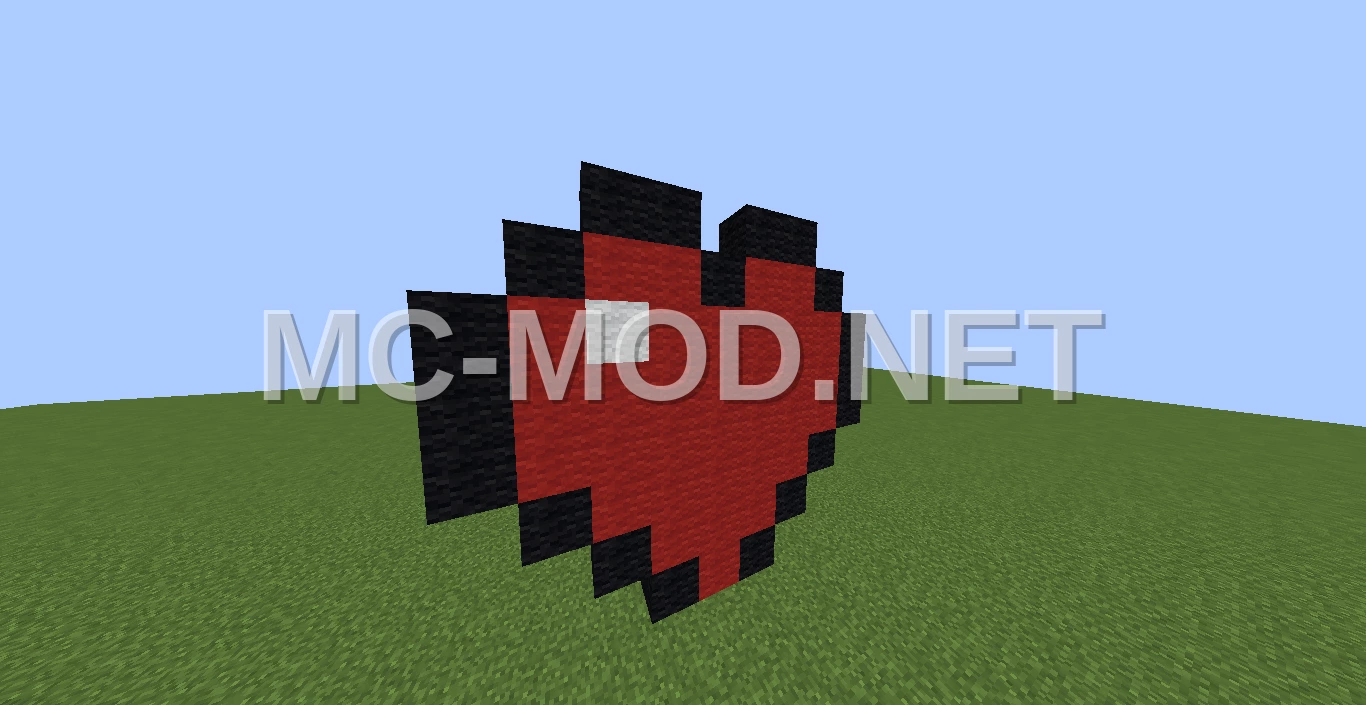 Heart Shaped Pixel Art Design