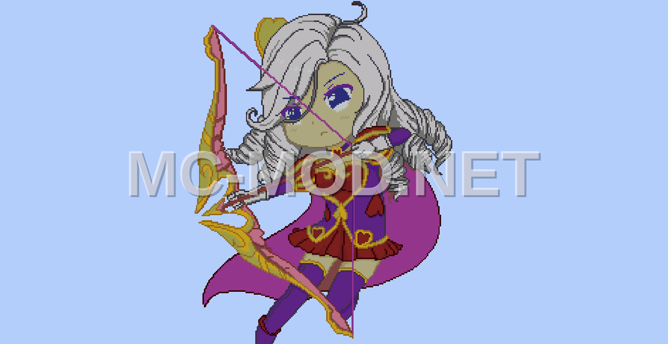 Heartseeker Ashe Pixel Art