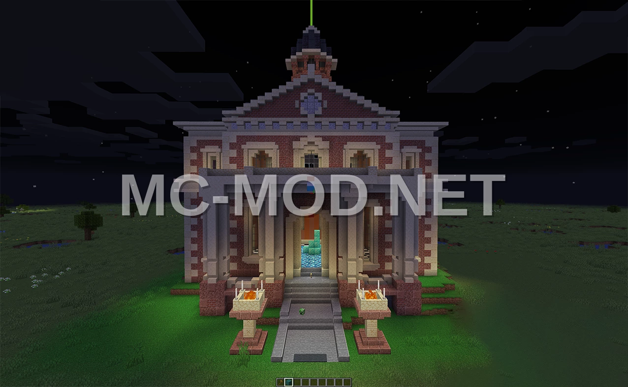Hermitcraft Season 7 Town Hall Replica