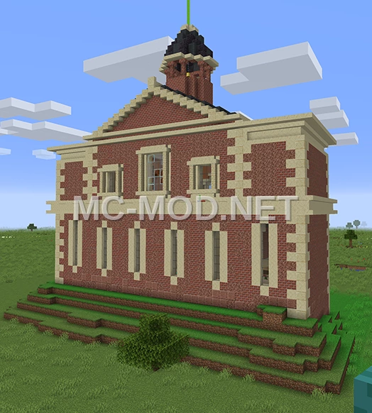 Hermitcraft Season 7 Town Hall Replica