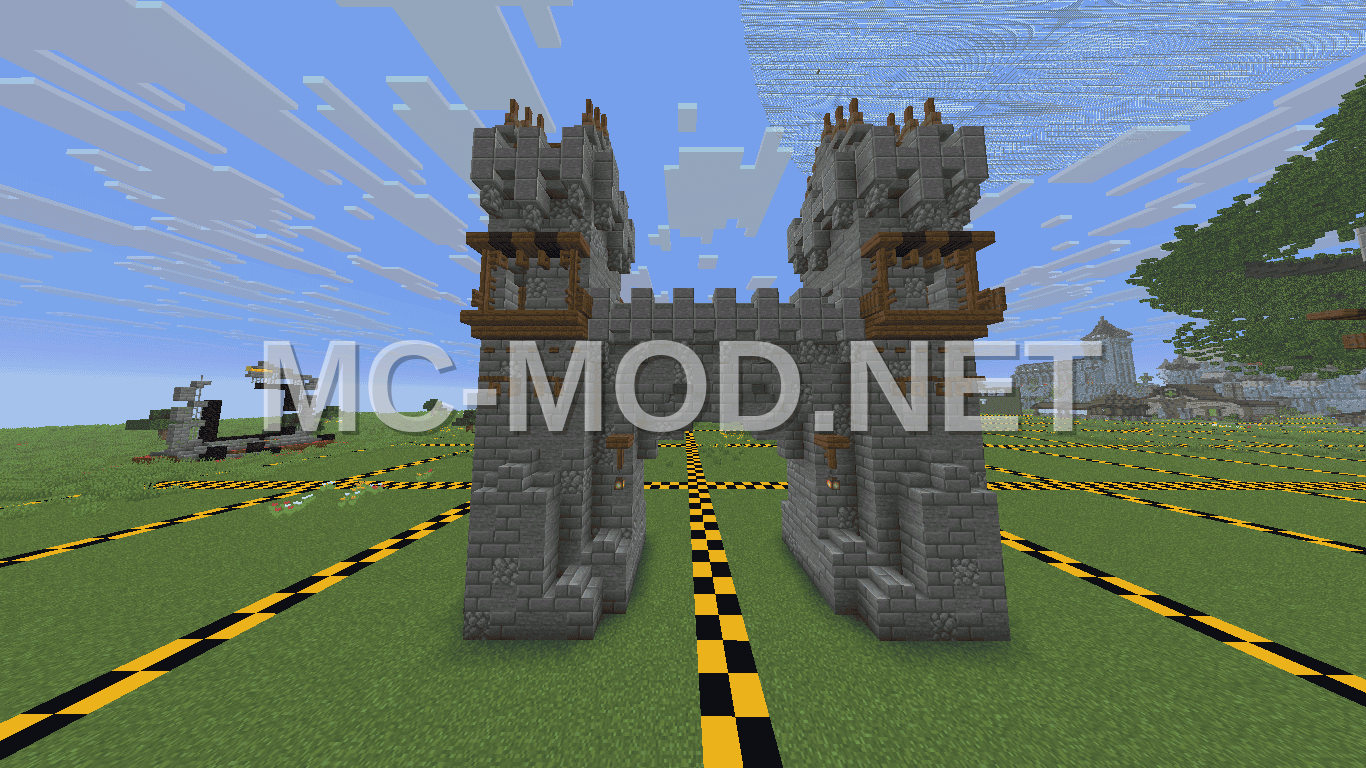 High Guard Stone Gatehouse Structure