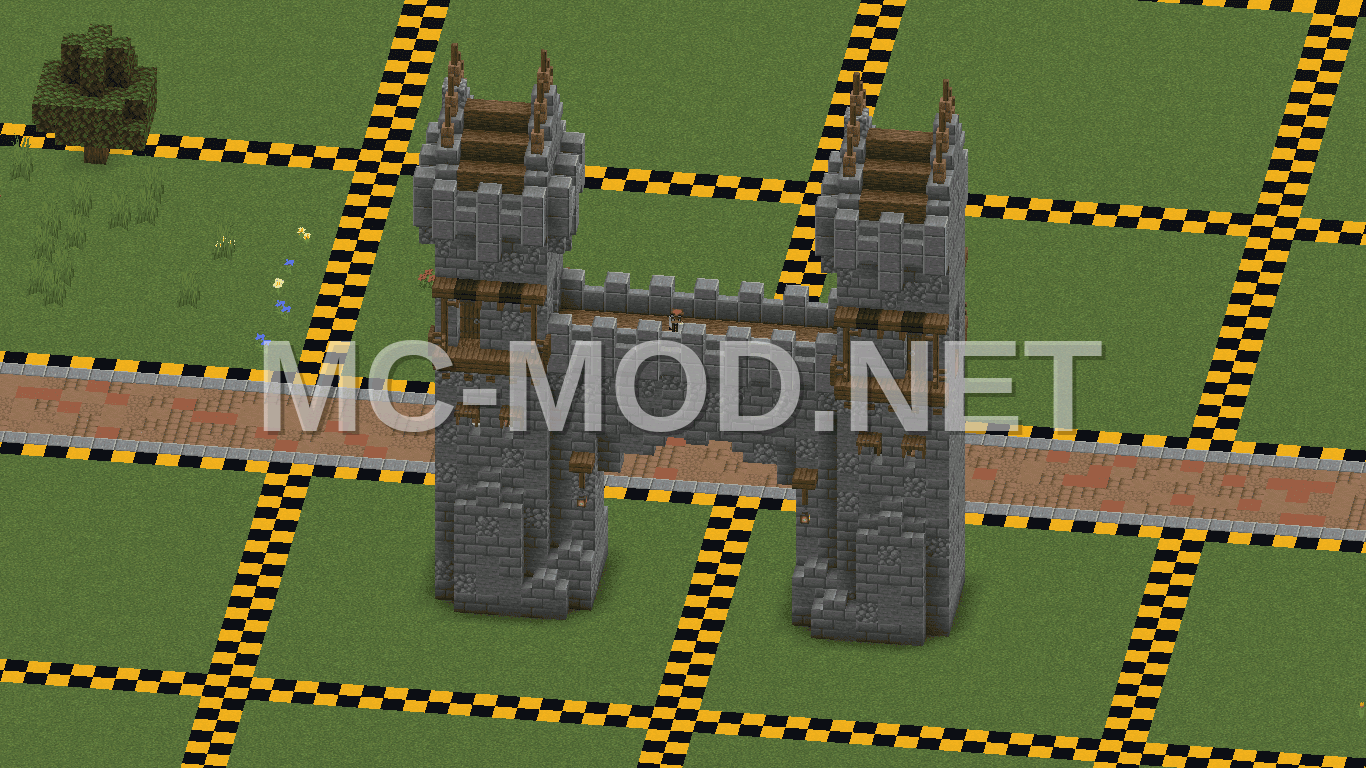 High Guard Stone Gatehouse Structure