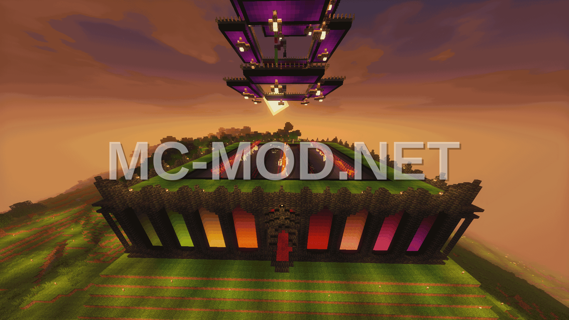 High-Yield Iron Farm with Mountain Integration