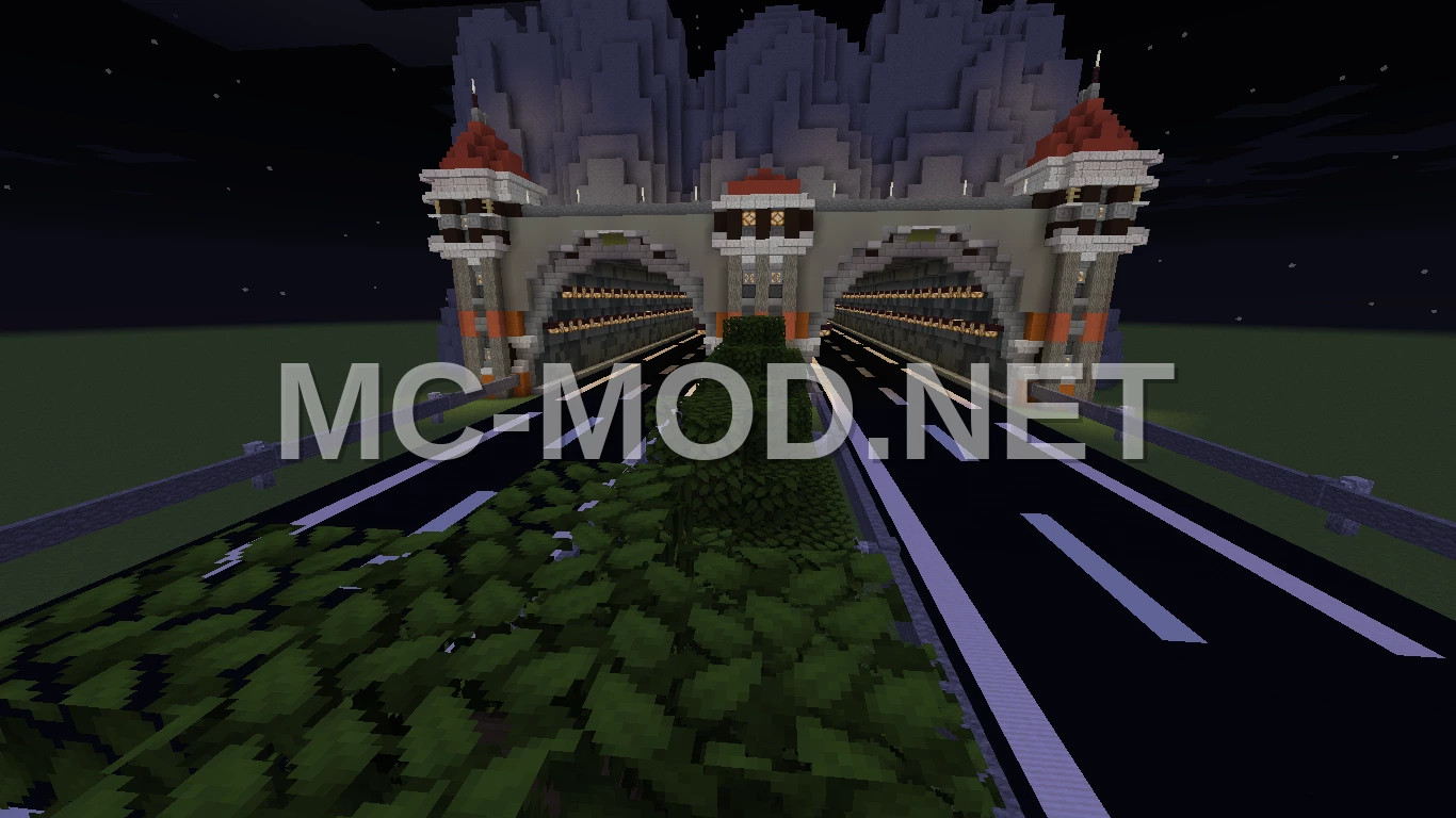 Realistic Highway Tunnel For Minecraft