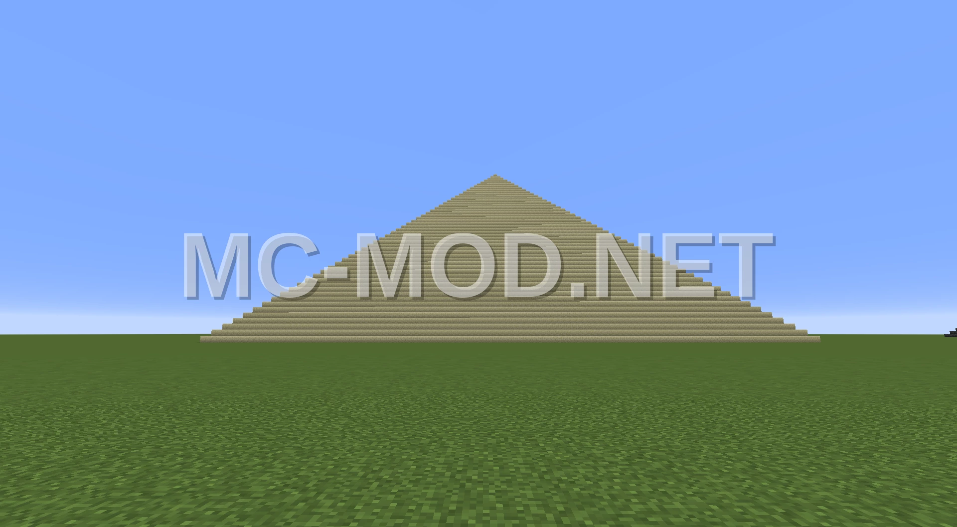 Huge Hollow Sandstone Pyramid