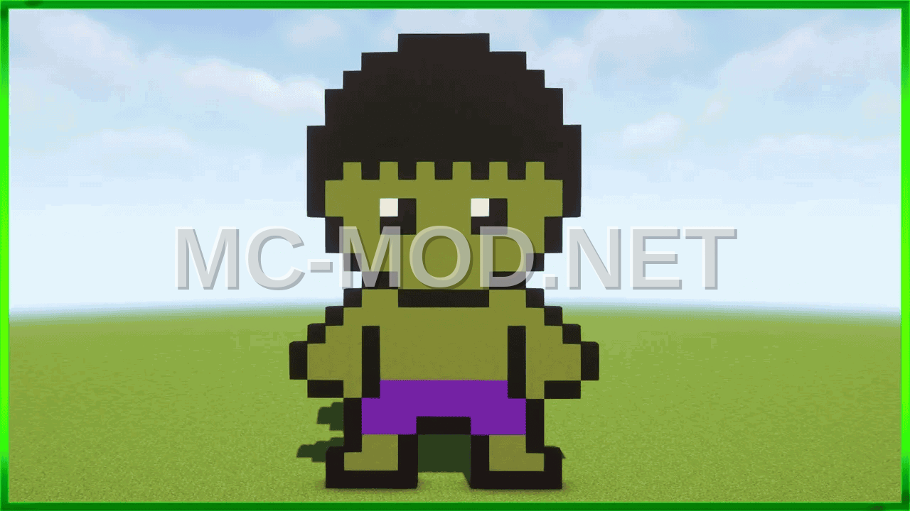 Hulk Pixel Art
