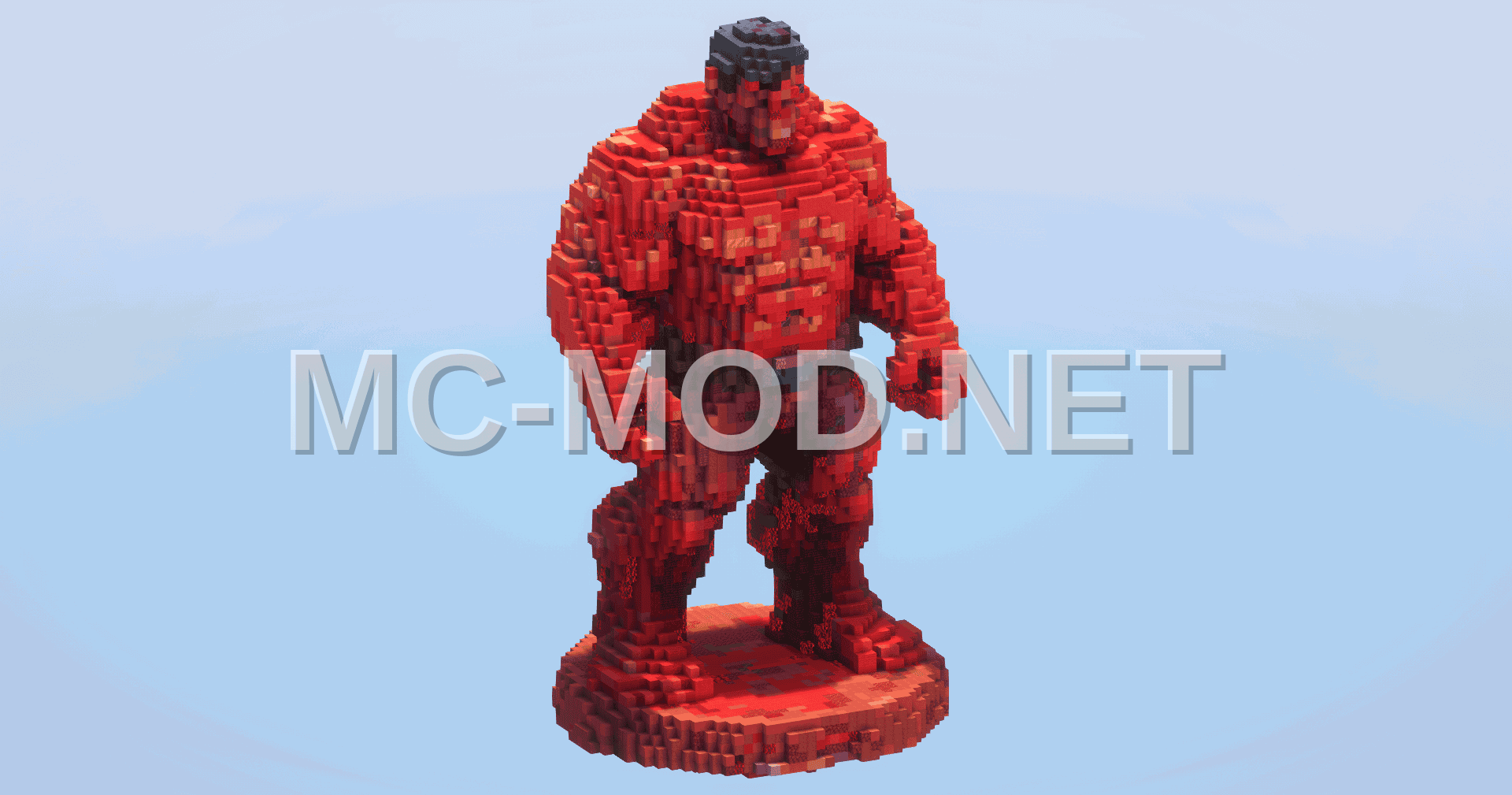 Hulk Statue – Red Hulk Build