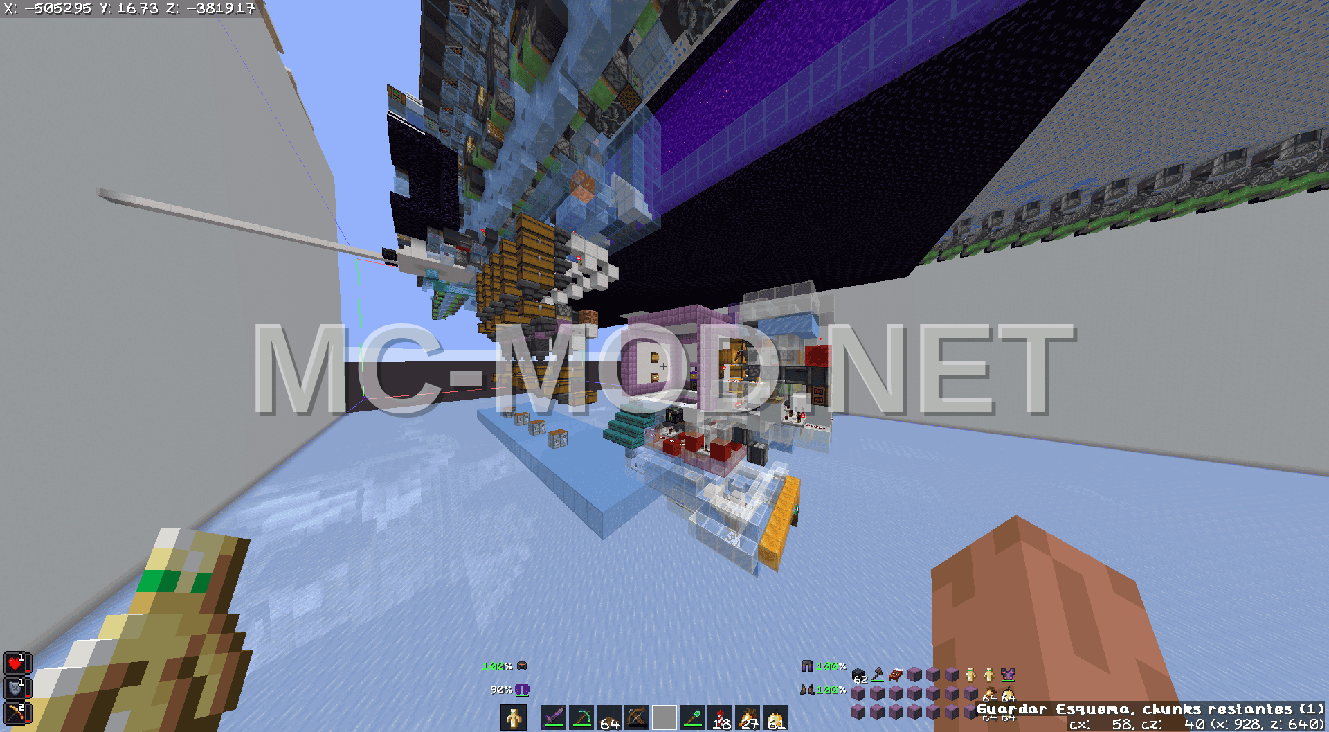 Ice Farm With Creeper Station