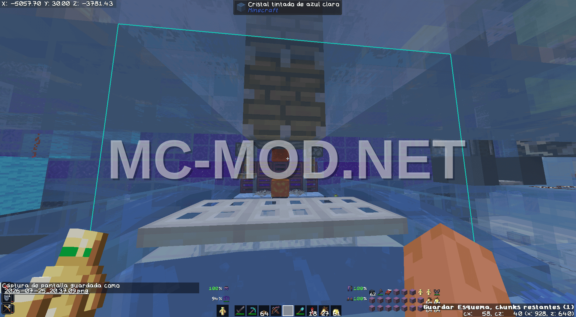 Ice Farm With Creeper Station