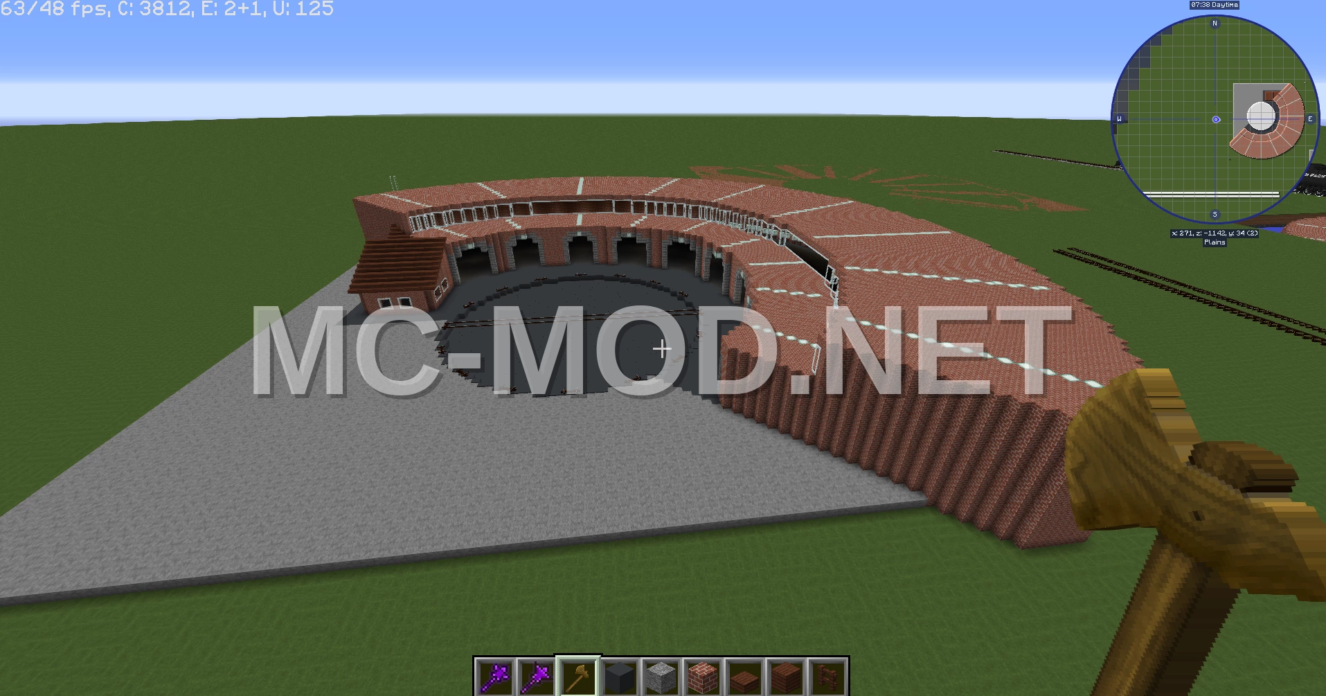 Immersive Railroading Roundhouse Structure
