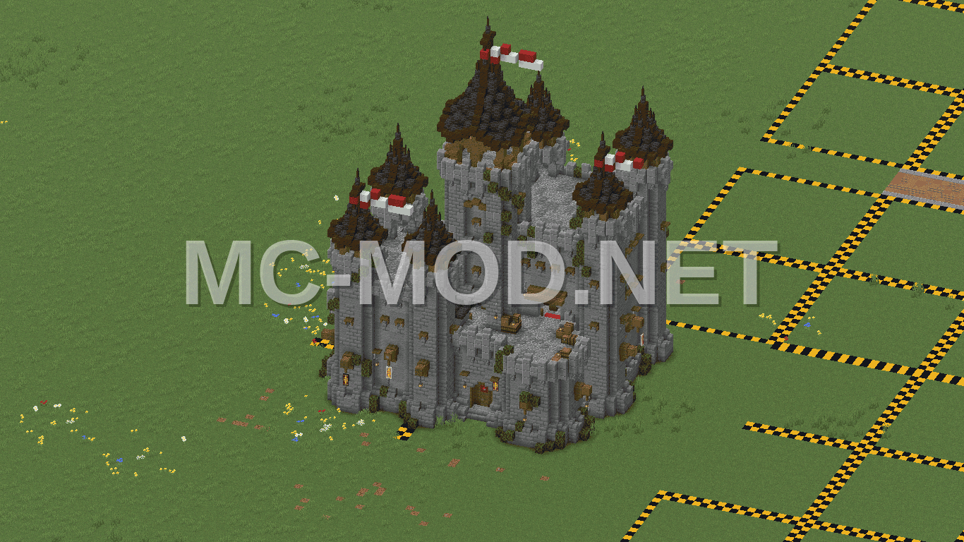 Imposing Stone Castle Fortress