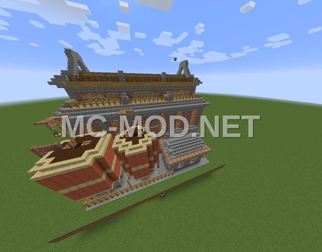 Industrial Factory – Stone Brick & Brick Structure