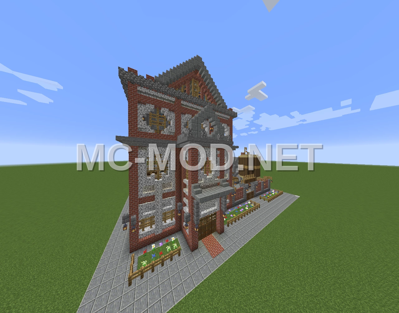 Polished Andesite Industrial Factory Shell