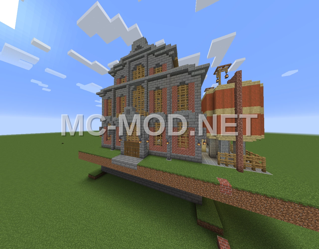 Industrial Factory – Stone Brick & Brick Structure