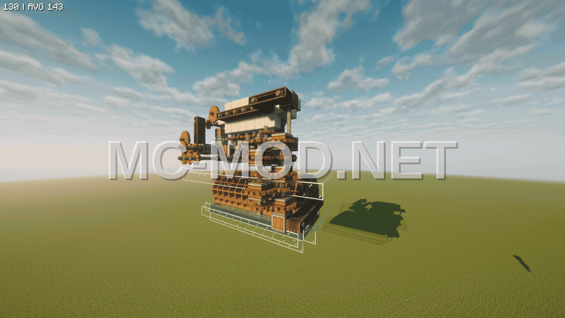 Infinite Iron Farm Create Mod