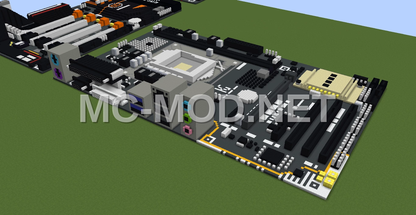 Intel H110-PLUS Motherboard Pixel Art