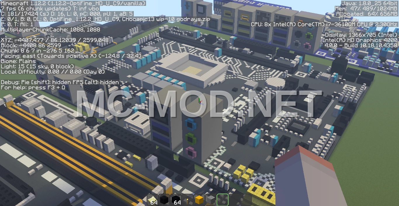 Intel Motherboard Pixel Art Schematic
