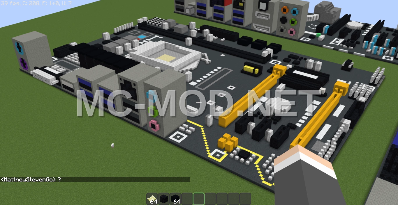 Intel TB150 PRO Motherboard Pixel Art