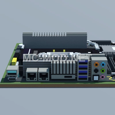 Intel X99 Motherboard Pixel Art