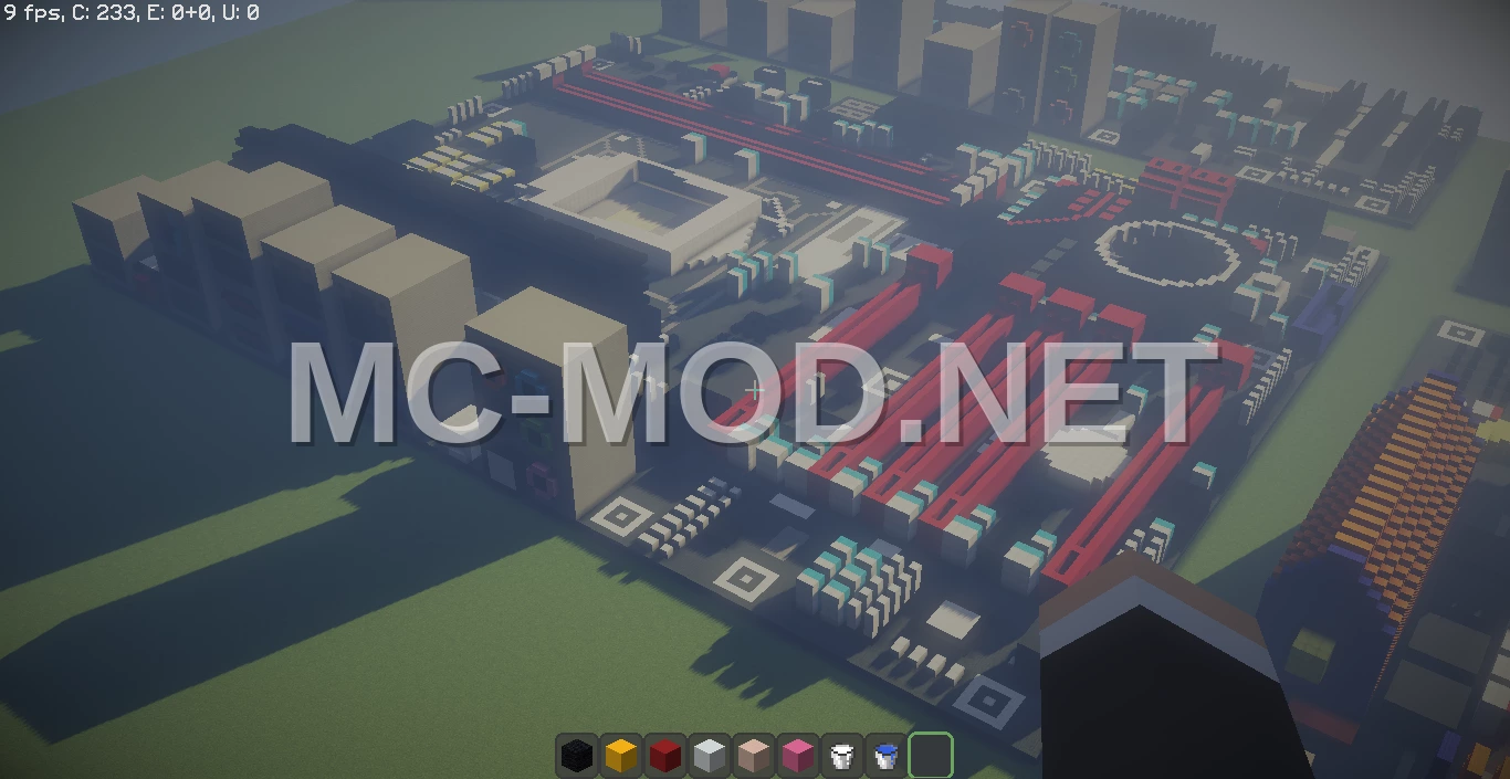 Intel Z77 Motherboard Pixel Art