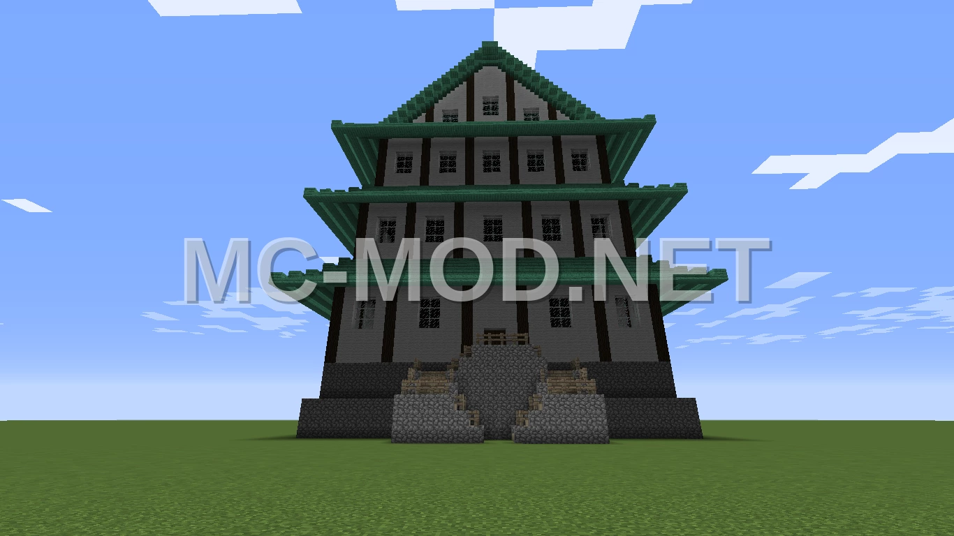 Japanese Castle – Cobblestone & Planks