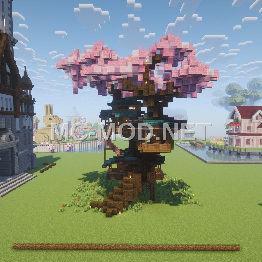 Japanese Cherry Blossom Treehouse