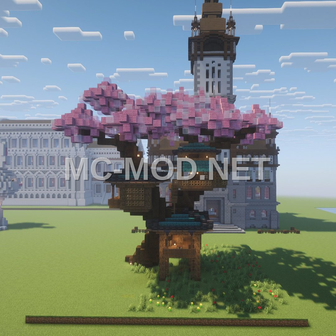 Japanese Cherry Blossom Treehouse