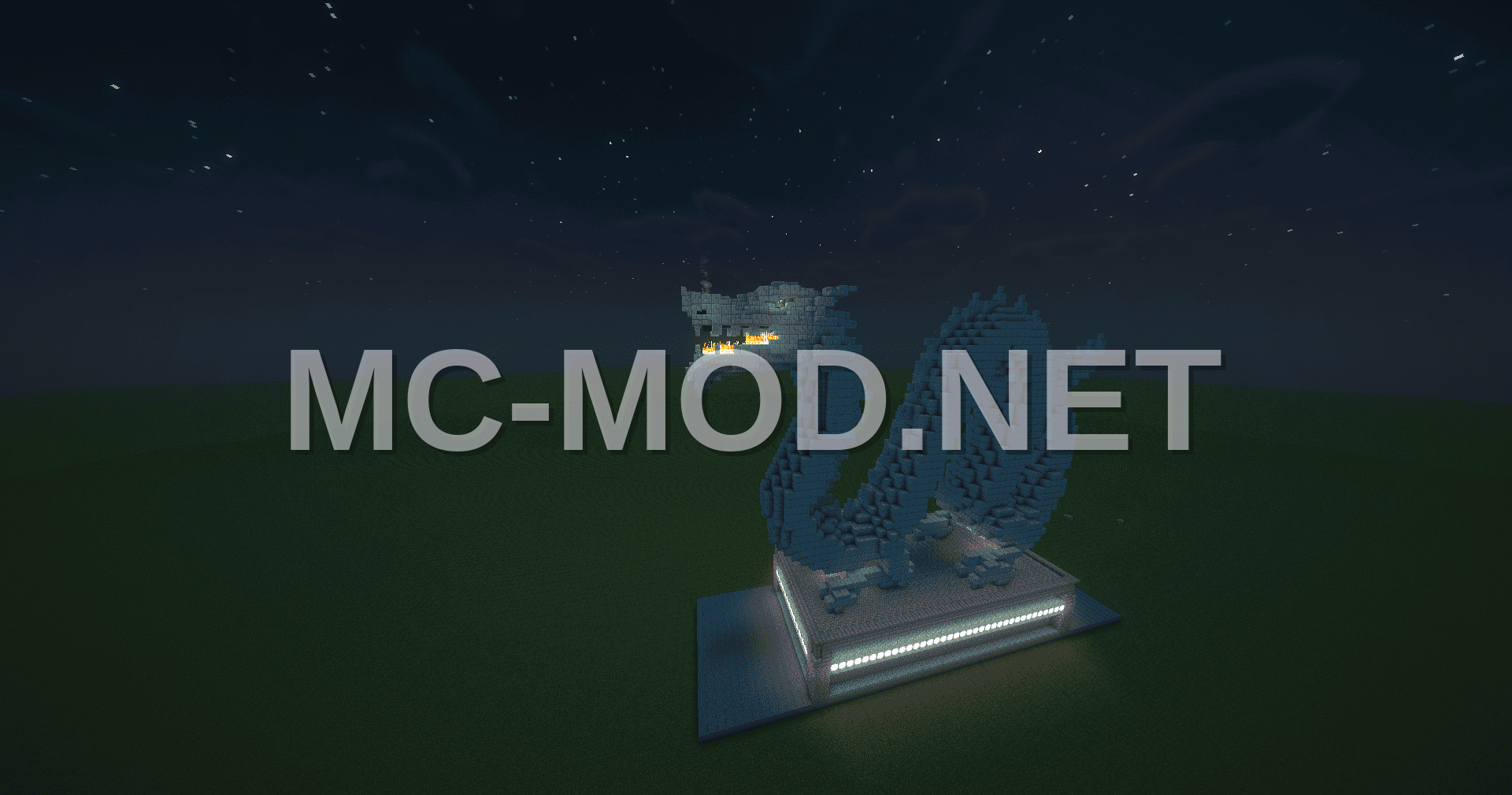Orange Terracotta Dragon Statue