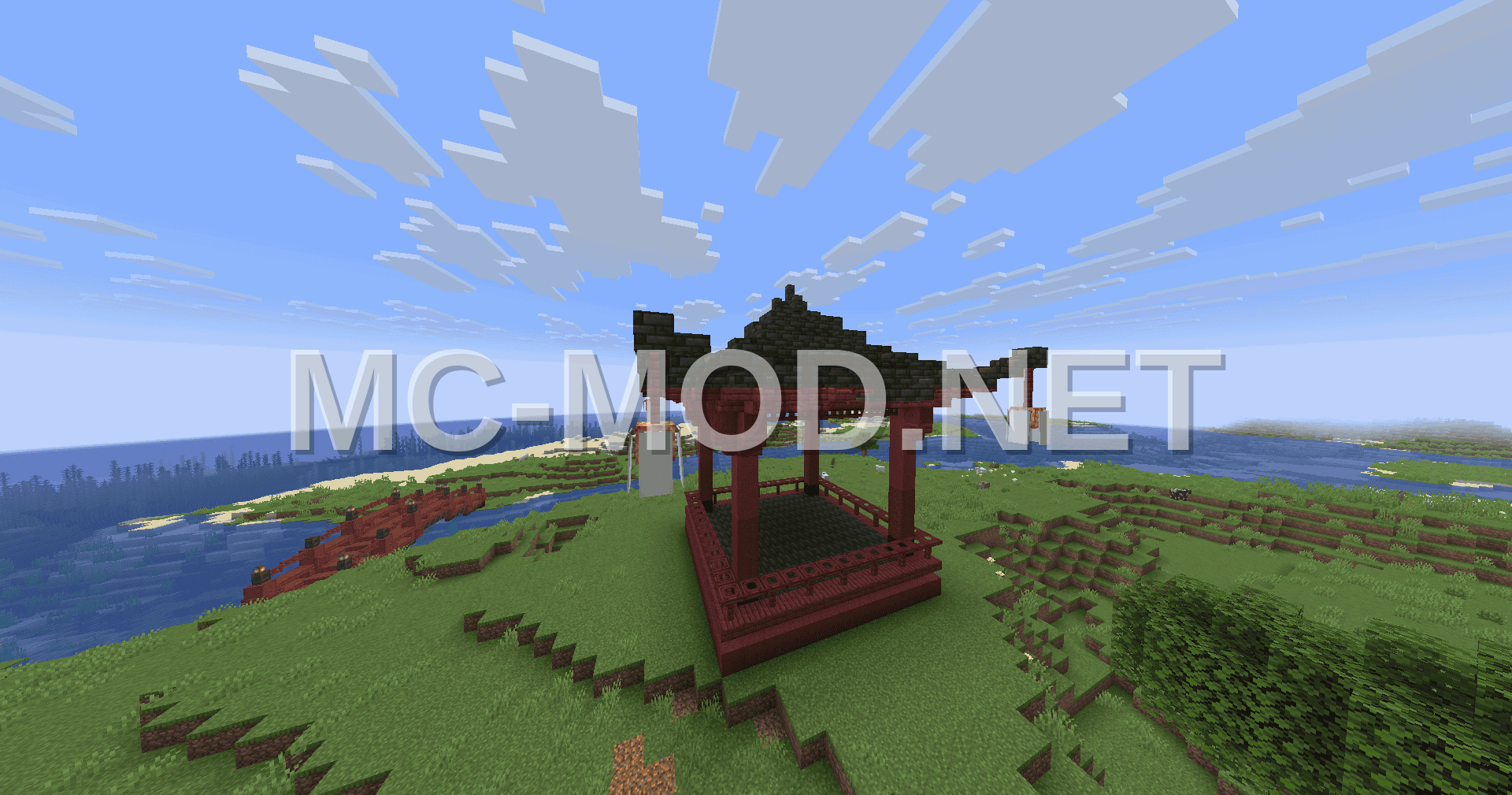 Japanese Style One Story Pavilion