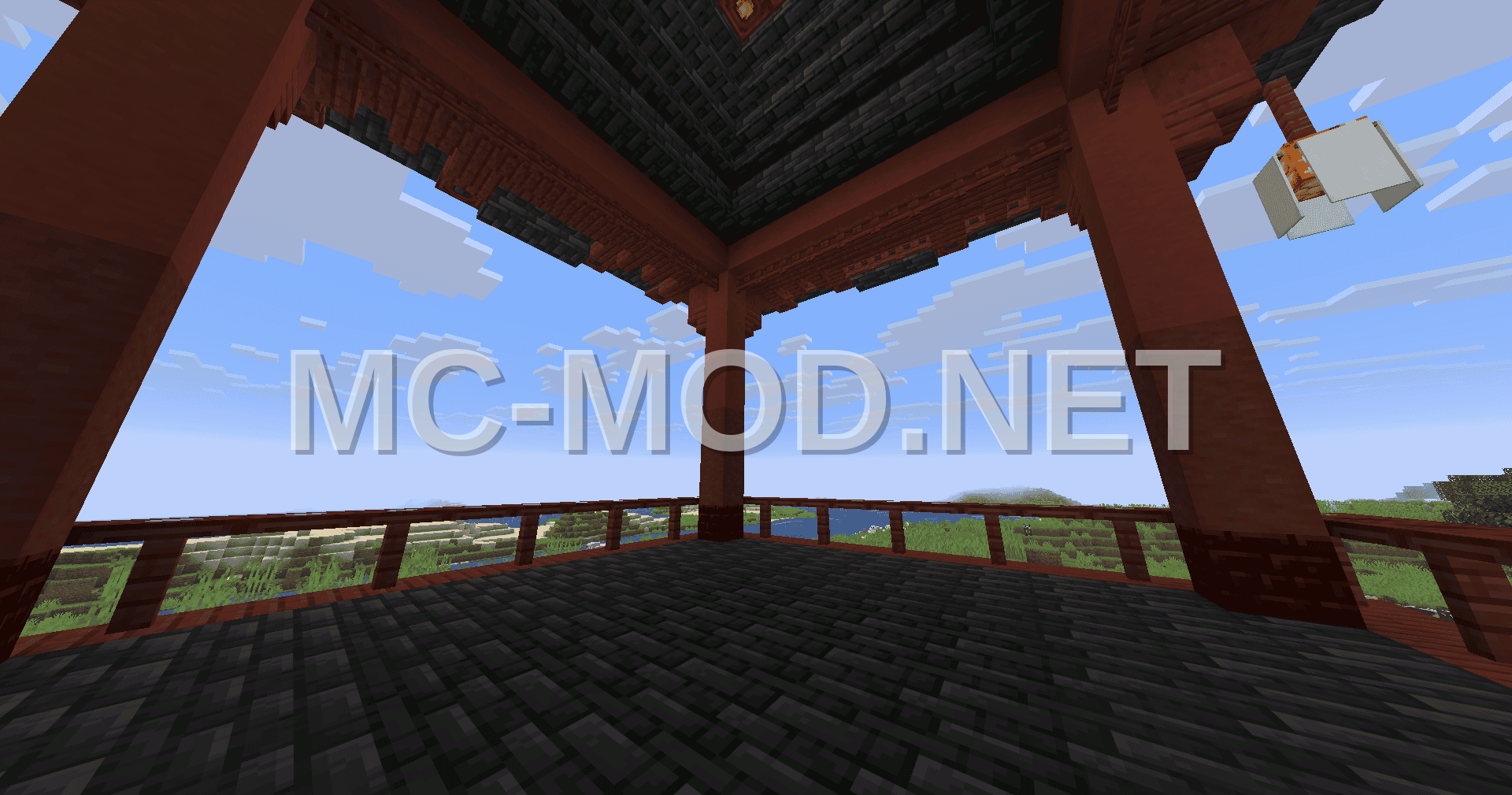 Japanese Style One Story Pavilion