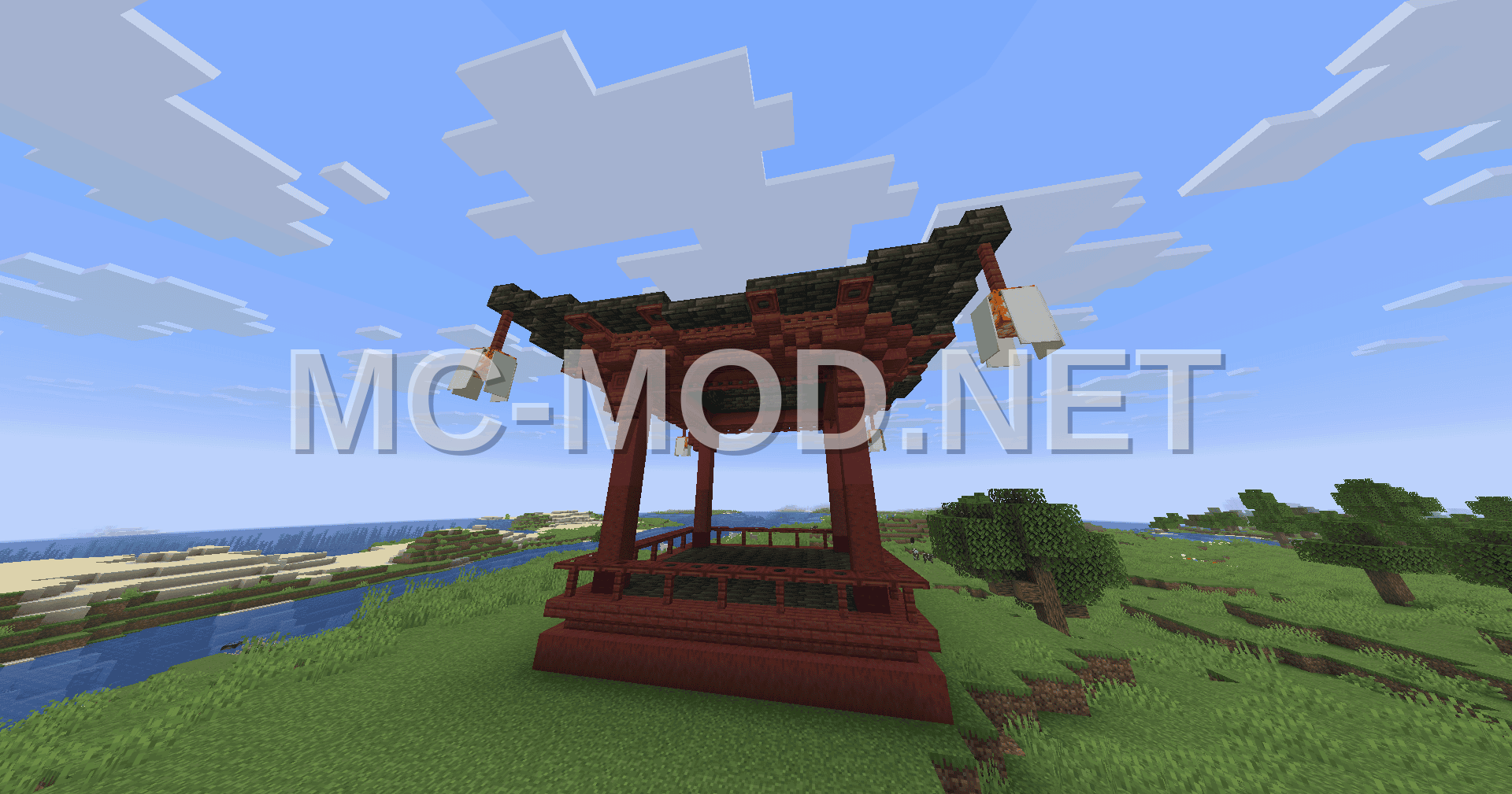 Japanese Style One Story Pavilion