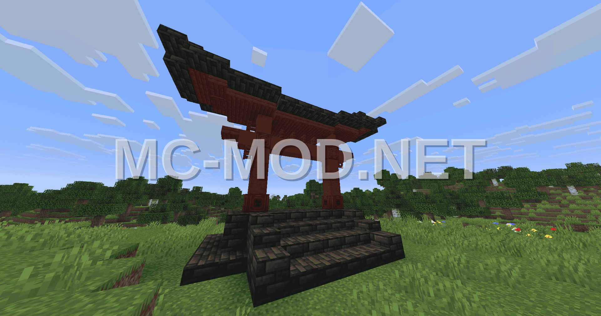 Japanese Torii Gate Structure