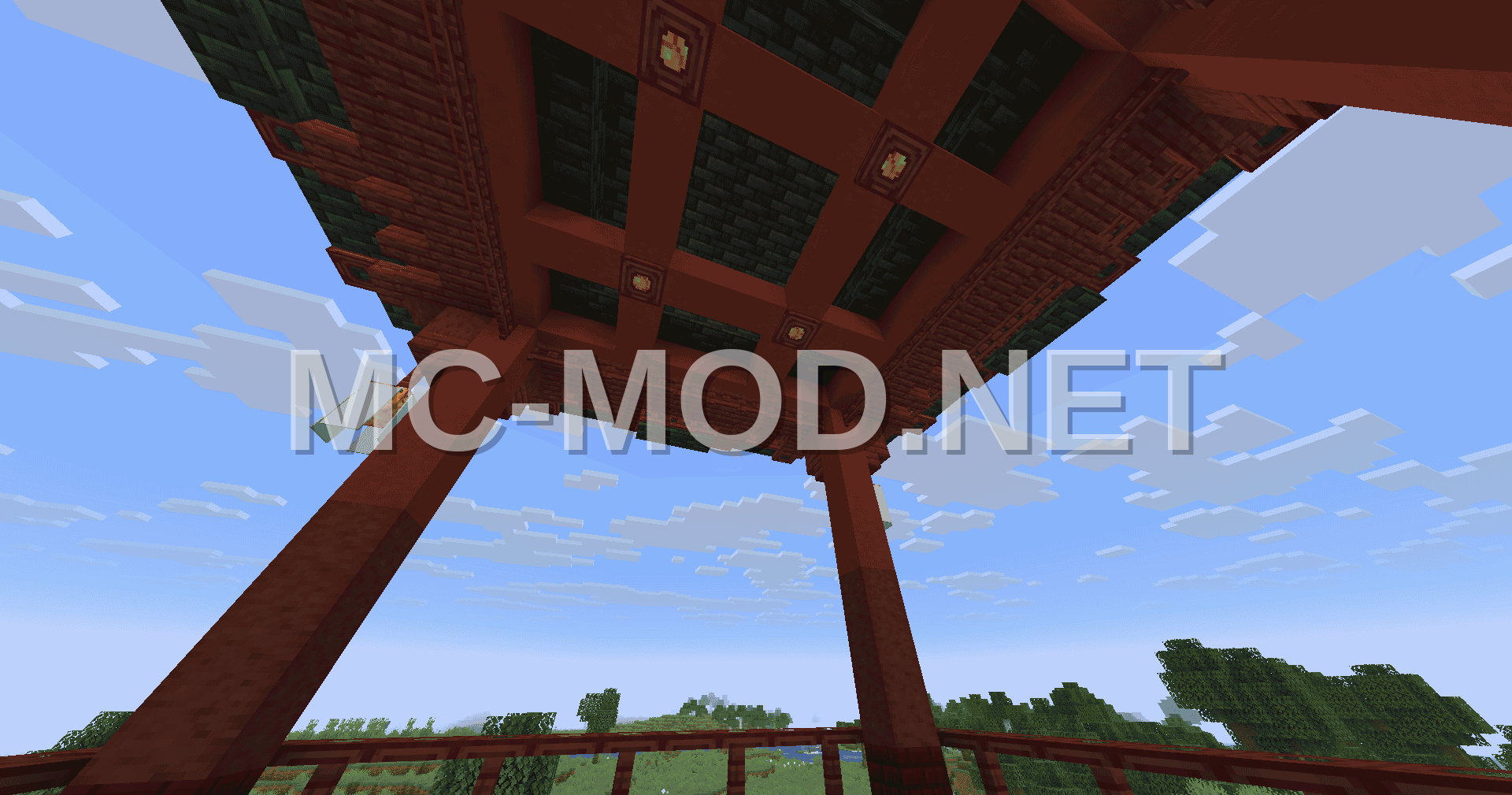 Japanese Two-Story Pavilion