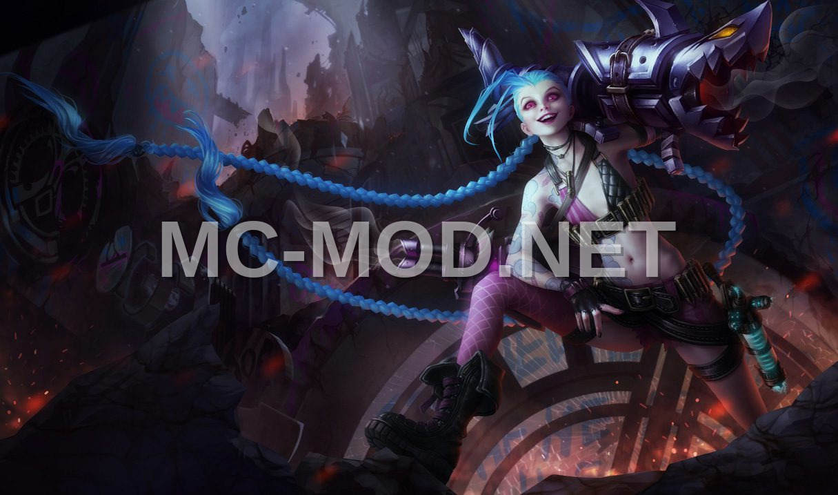 Jinx League of Legends Pixel Art