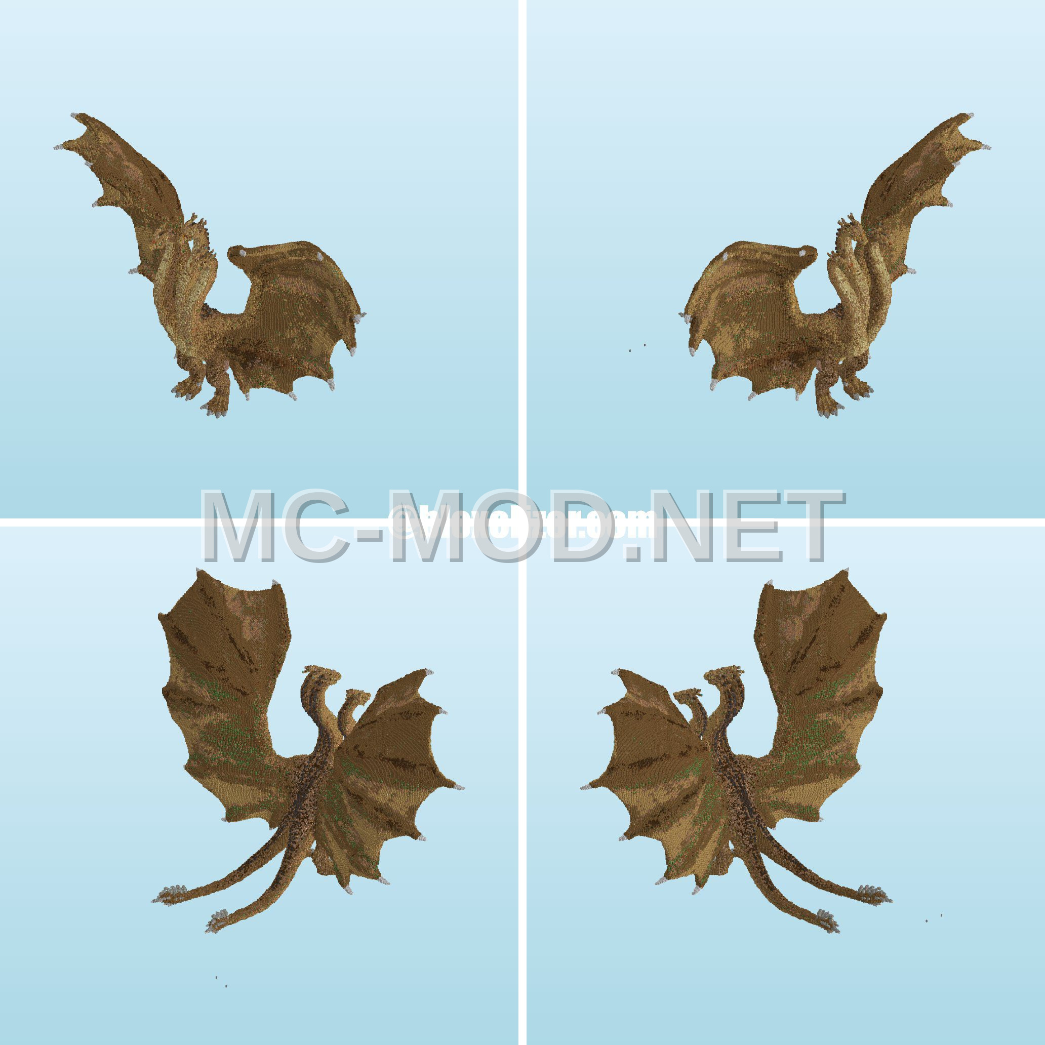 King Ghidorah 3D Model