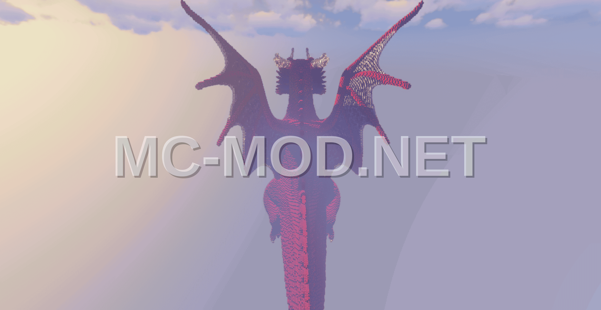 Large Crimson Cloud Dragon