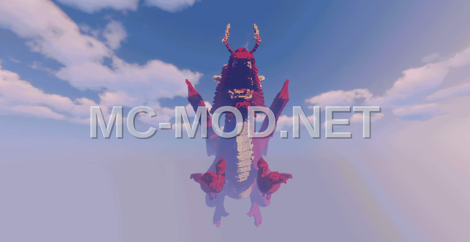 Large Crimson Cloud Dragon