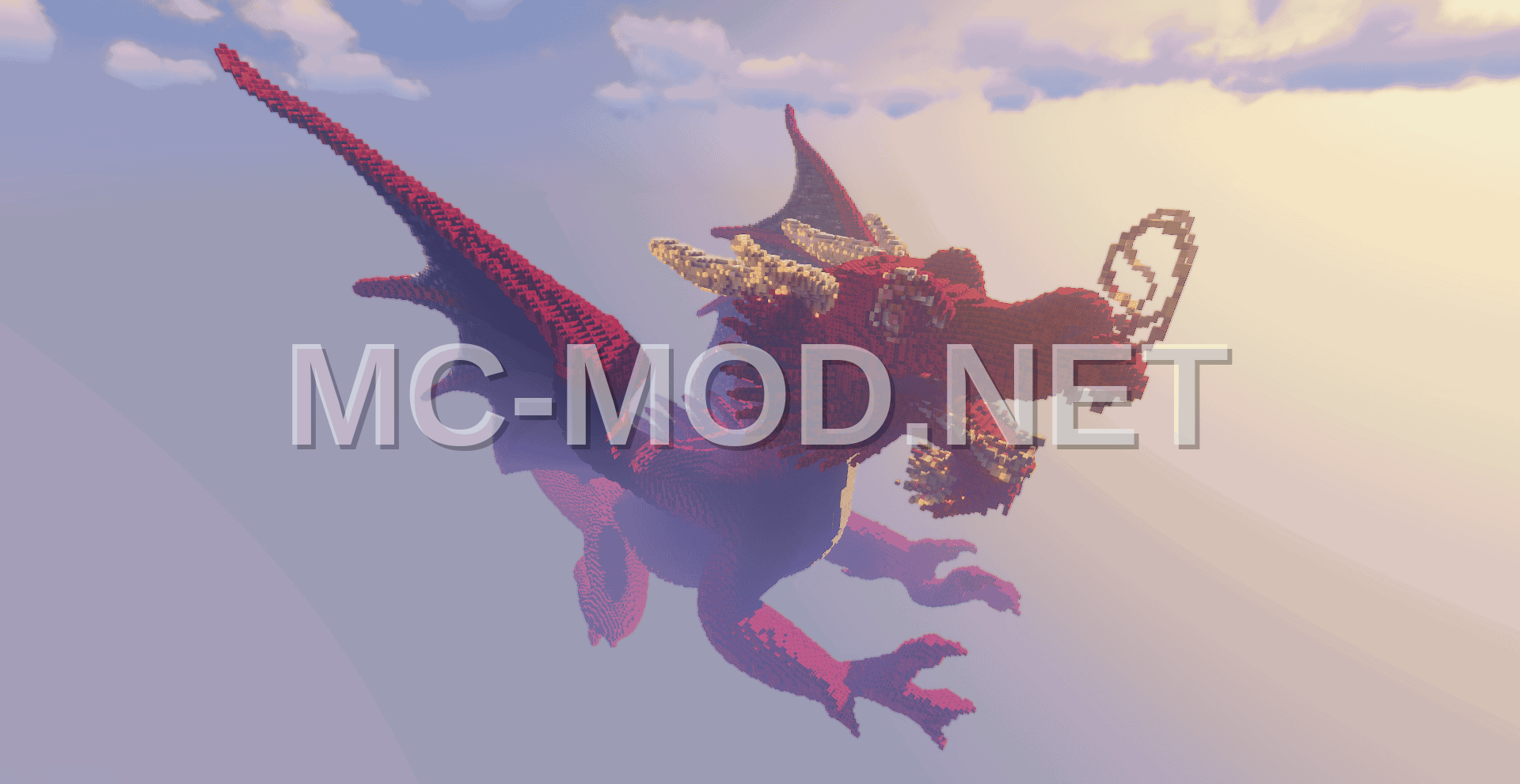 Large Crimson Cloud Dragon