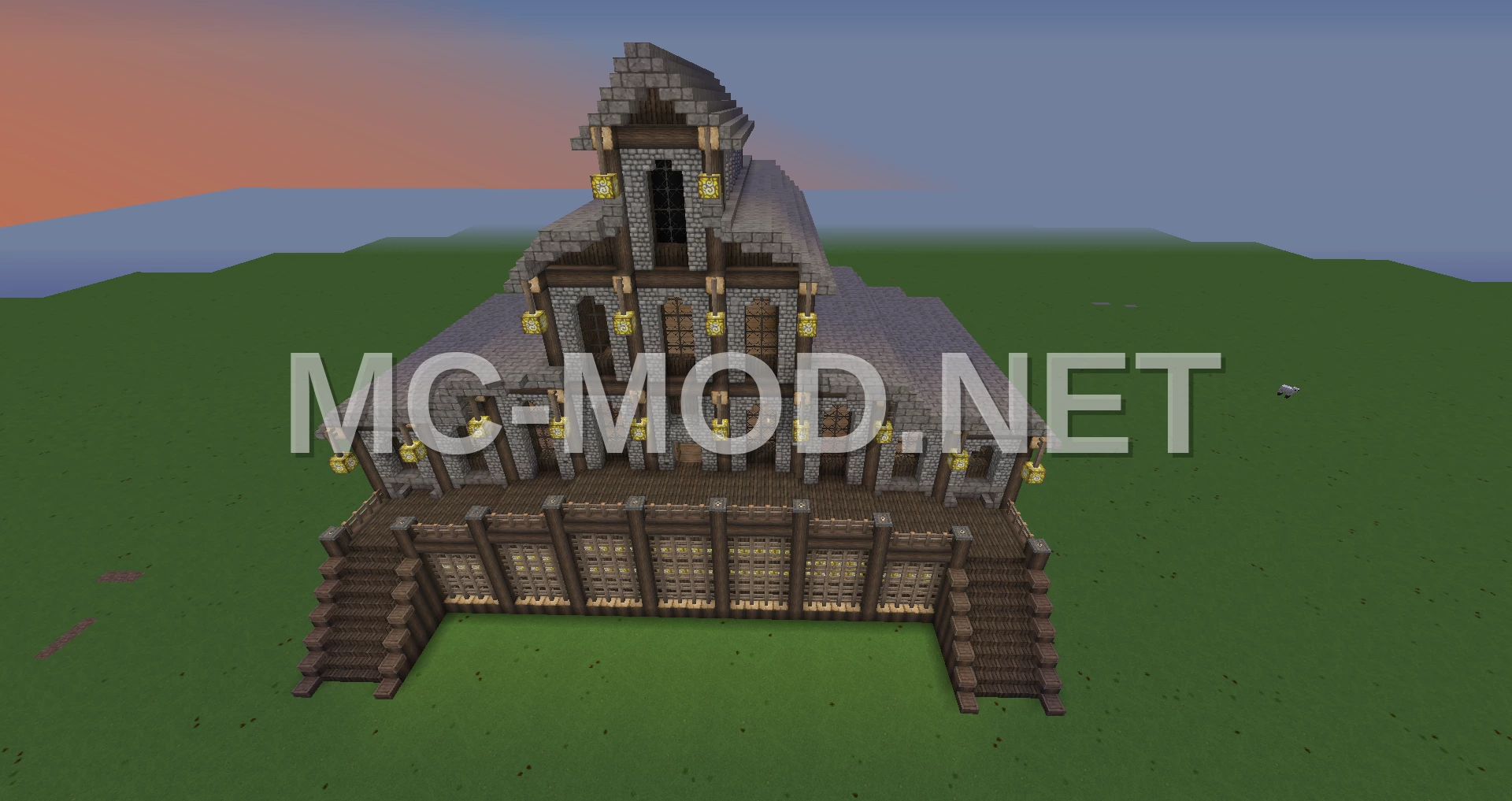 Large House and Shop Building