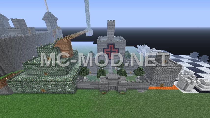 Large Medieval Castle Structure