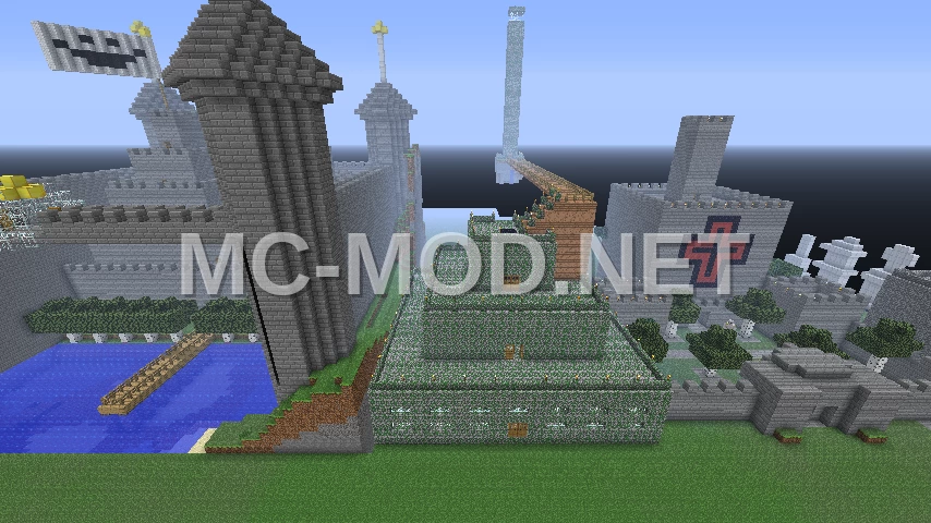 Large Medieval Castle Structure