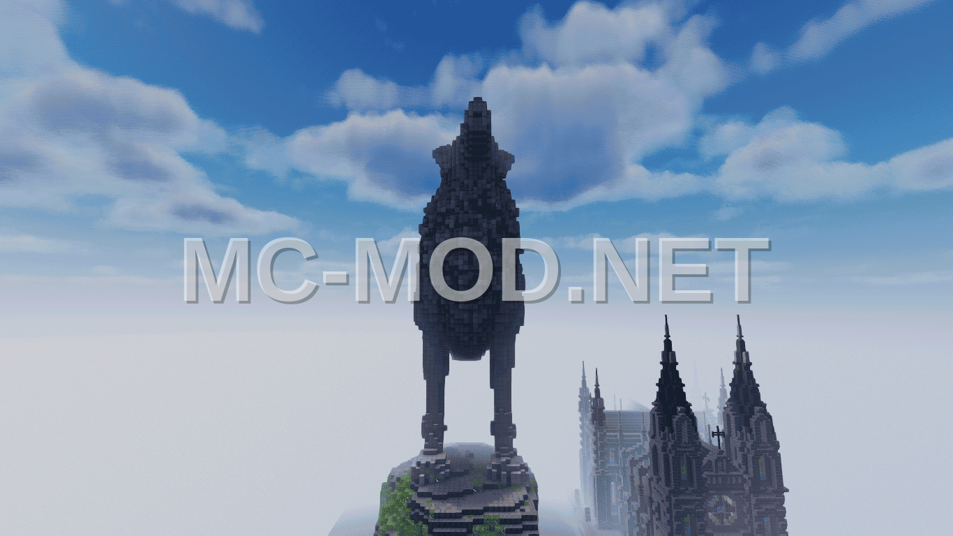 Large Medieval Wolf Statue