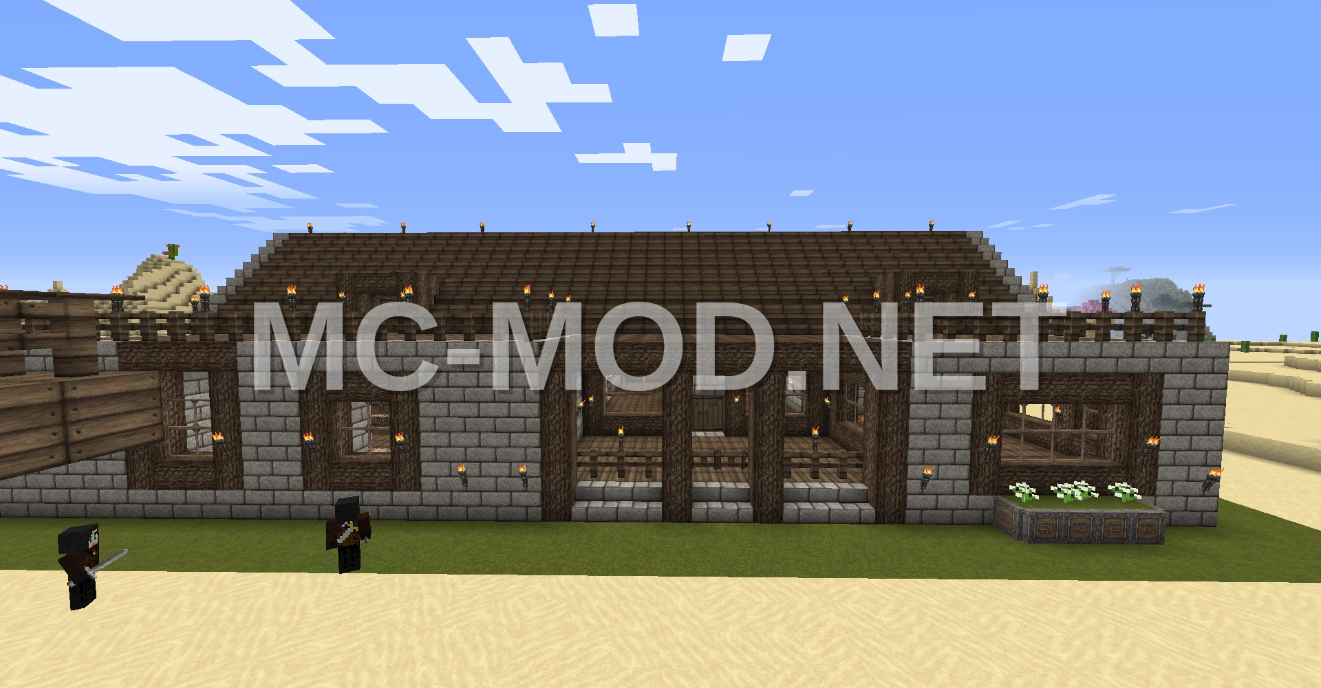 Large Ranch Style Minimalist House