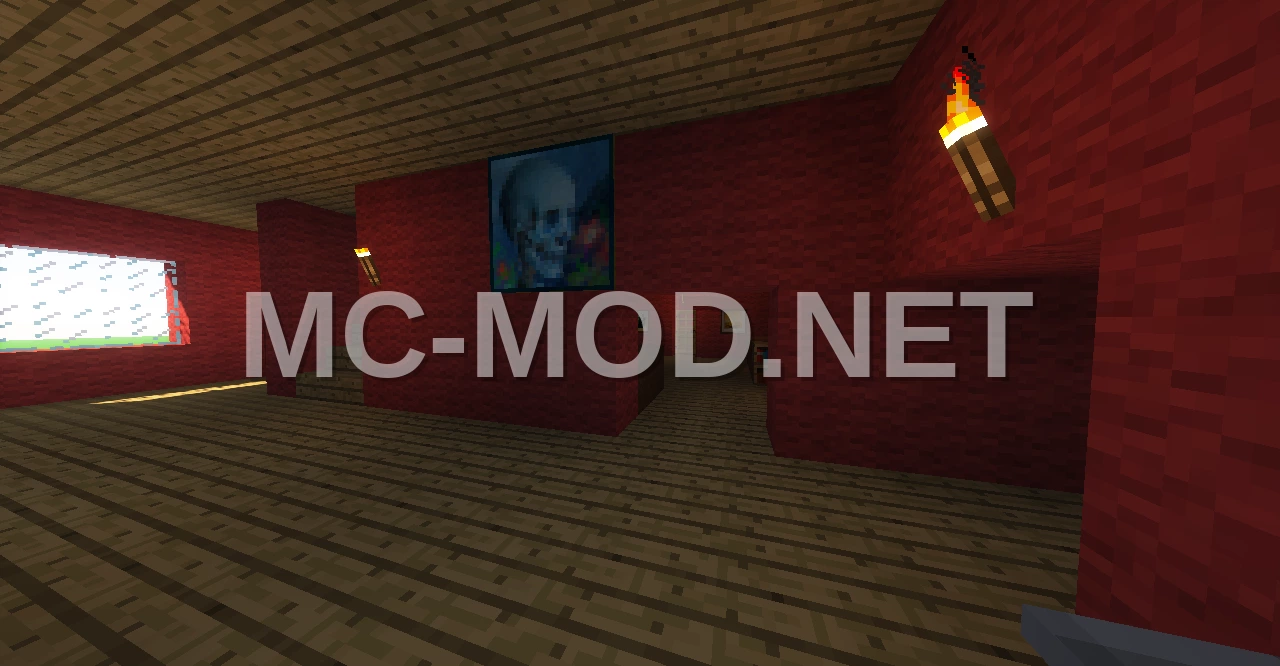 Large Red Wool Mansion