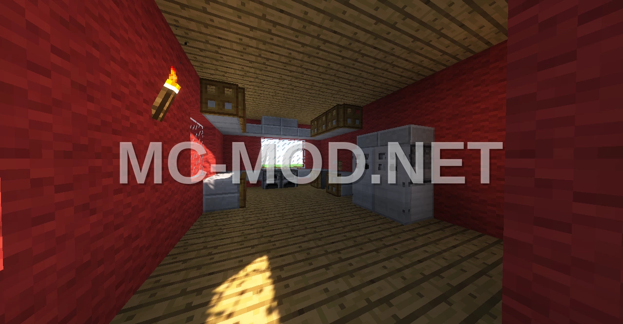 Large Red Wool Mansion