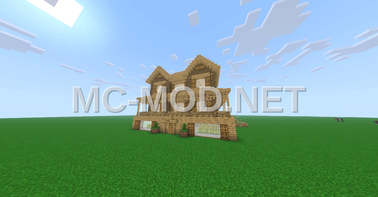 Large Wooden Mansion Build